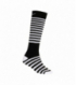SENSOR ponožky Thermosnow Stripes čierna 9 - 11