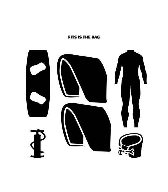 PROLIMIT Kite obal Kitesurf BB Golf Ultralight Blue/White - 150x45