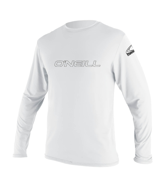 O'NEILL Lycra Youth Basic Skins L/S Sun Shirt White