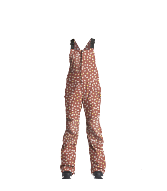 AIRBLASTER Dámske Bibs Hot Bib Rust Daisy