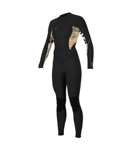 O'NEILL Neoprén WMS Bahia BZ 3/2 Full Black/Demi Floral/Demi Floral