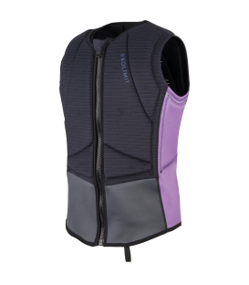 PROLIMIT Vesta Half Padded Flare Front Zip Black/Lavender