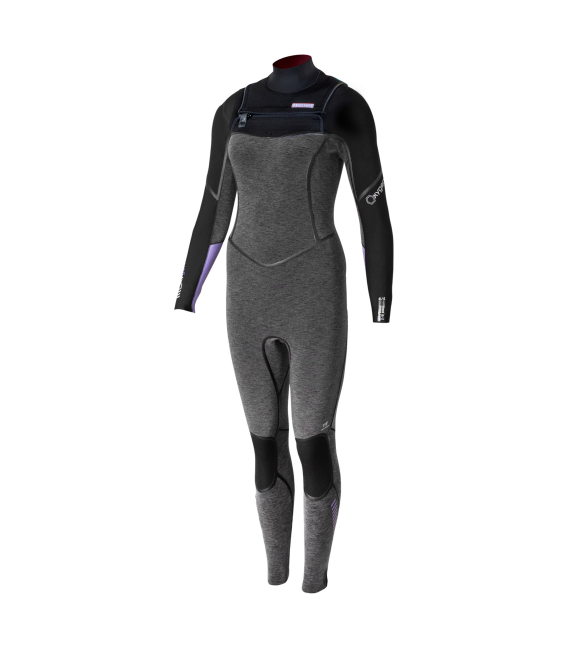 PROLIMIT Neoprén PG Oxygen TR FZ 6/4 (DL/FTM) Black/Misty Grey 38/M