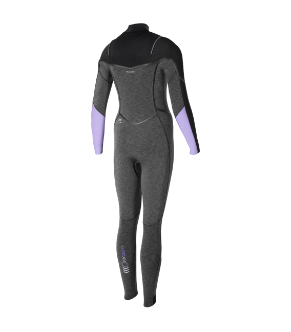 PROLIMIT Neoprén PG Oxygen TR FZ 6/4 (DL/FTM) Black/Misty Grey 38/M
