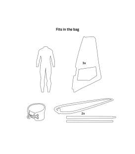 PROLIMIT Obal na oplachtenie Session Bag Grey/White Wave