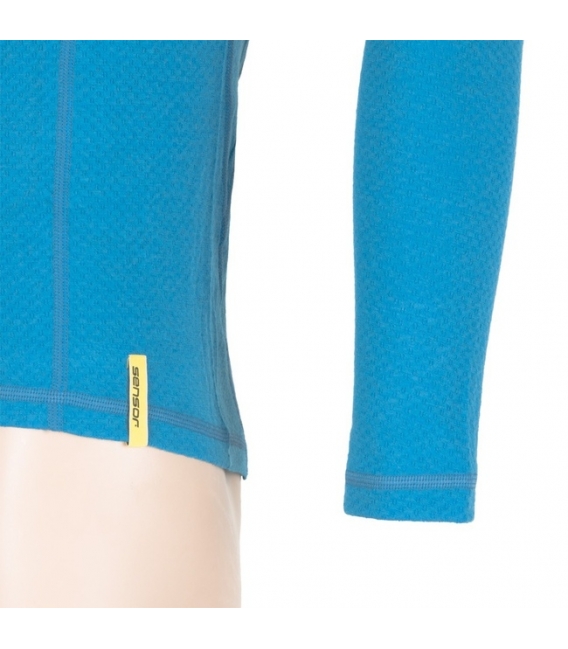 SENSOR Termoprádlo Merino DF Tričko dl.rukáv MODRÁ - S